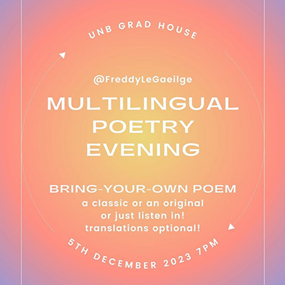 Multilingual Poetry Evening